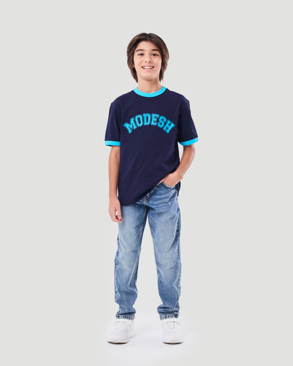 Boy's Ringer T-shirt - Navy image number 0