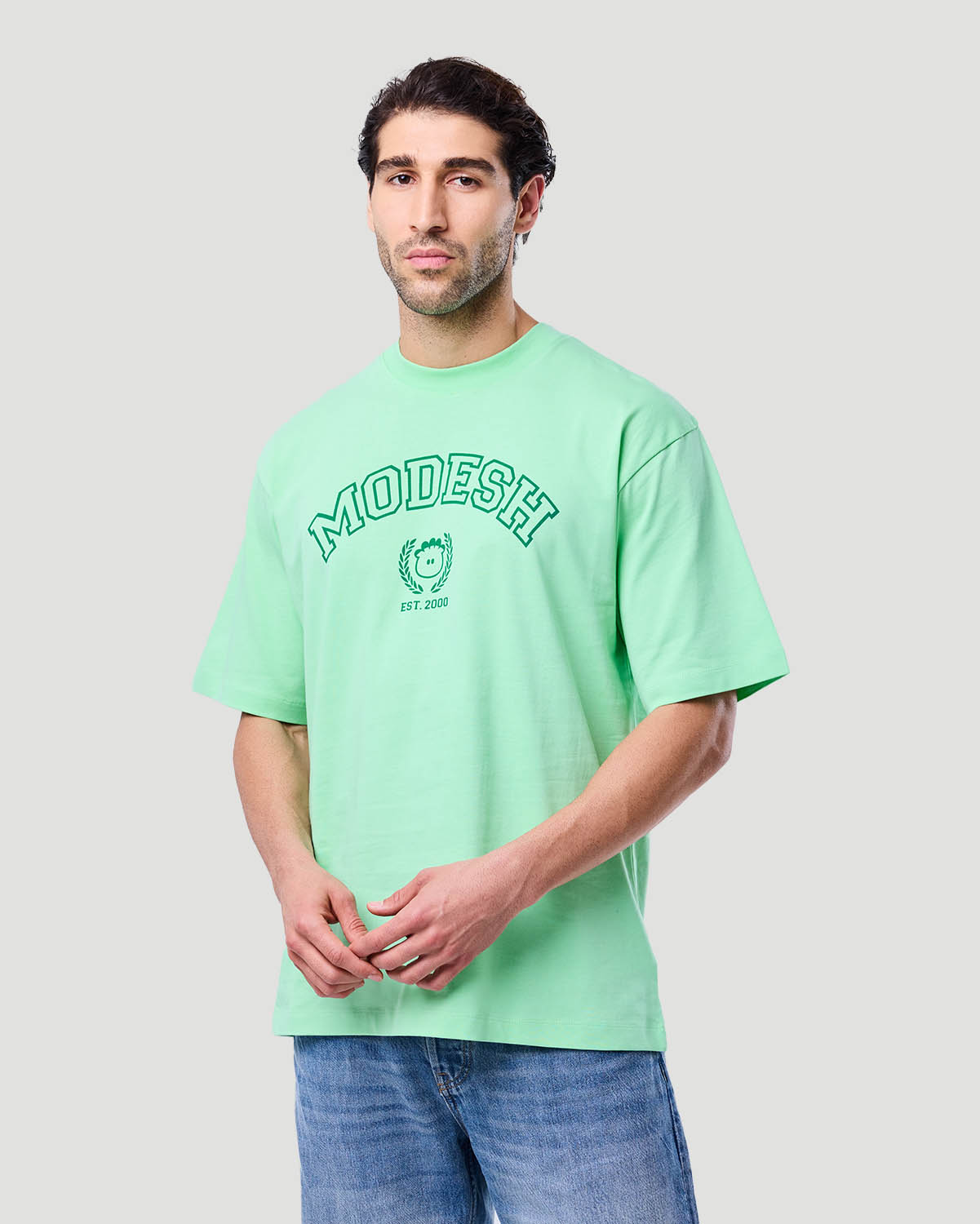 Men's Graphic T-shirt - Green Ash image number 2