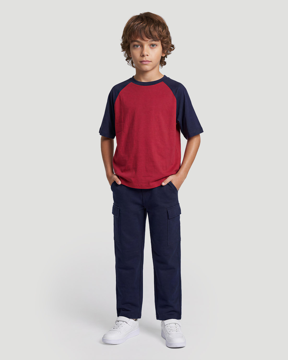Boys Raglan T-shirt - Savvy Red image number 3