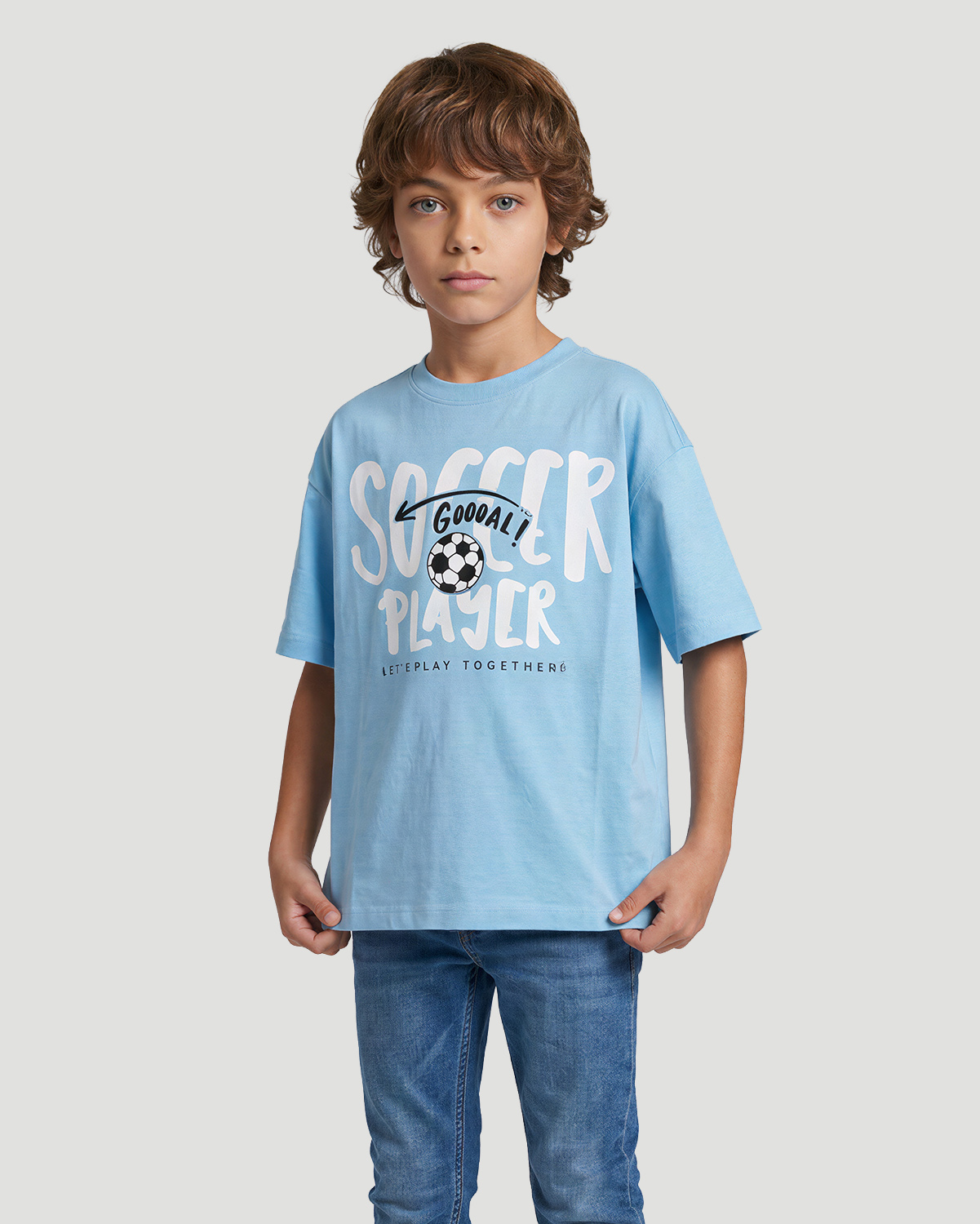 Boys Graphic T-Shirt - Soccer - Angel Falls image number 0