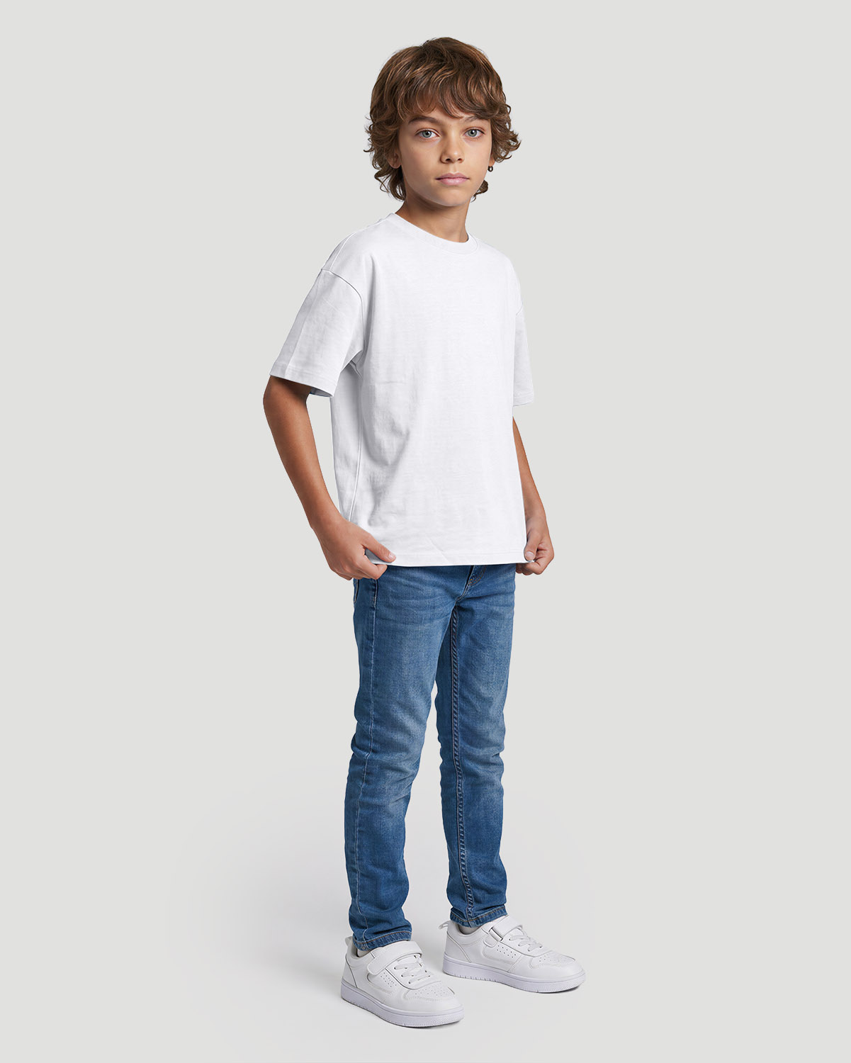 Boys Crew neck T-shirt - White image number 2