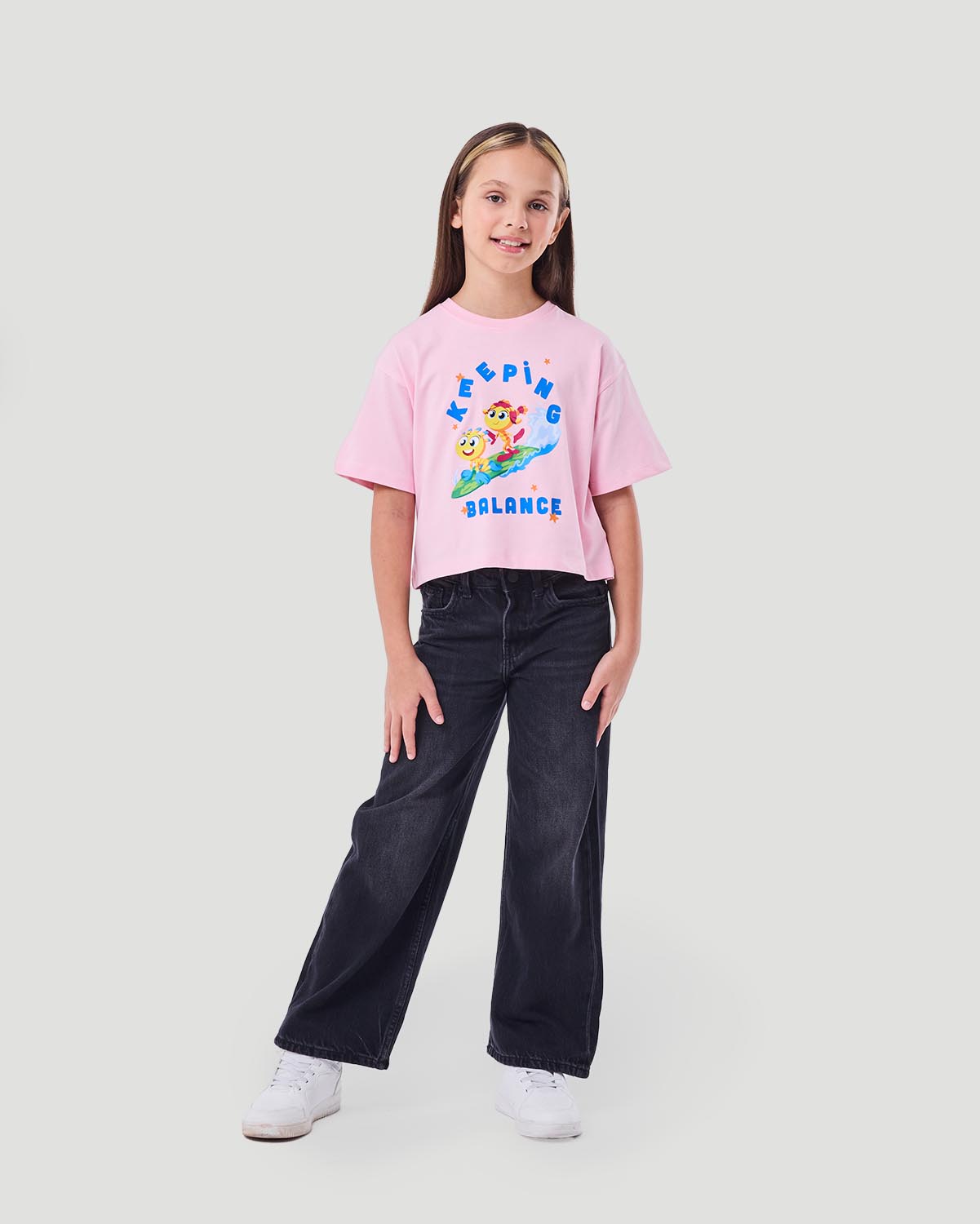 Girl's Graphic T-shirt - Sweet Lilac image number 1