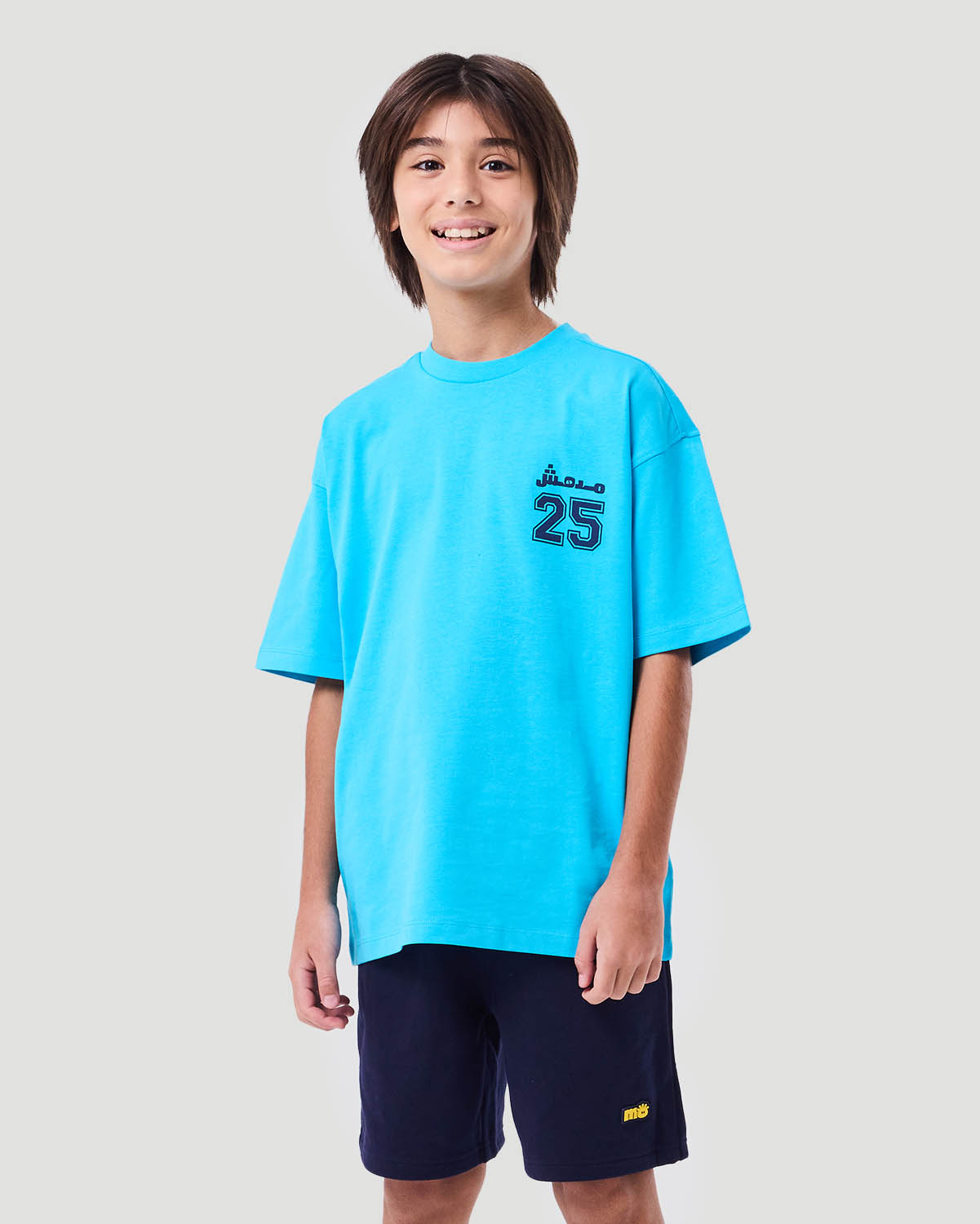 Boy's Graphic T-shirt - Blue Atoll image number 2