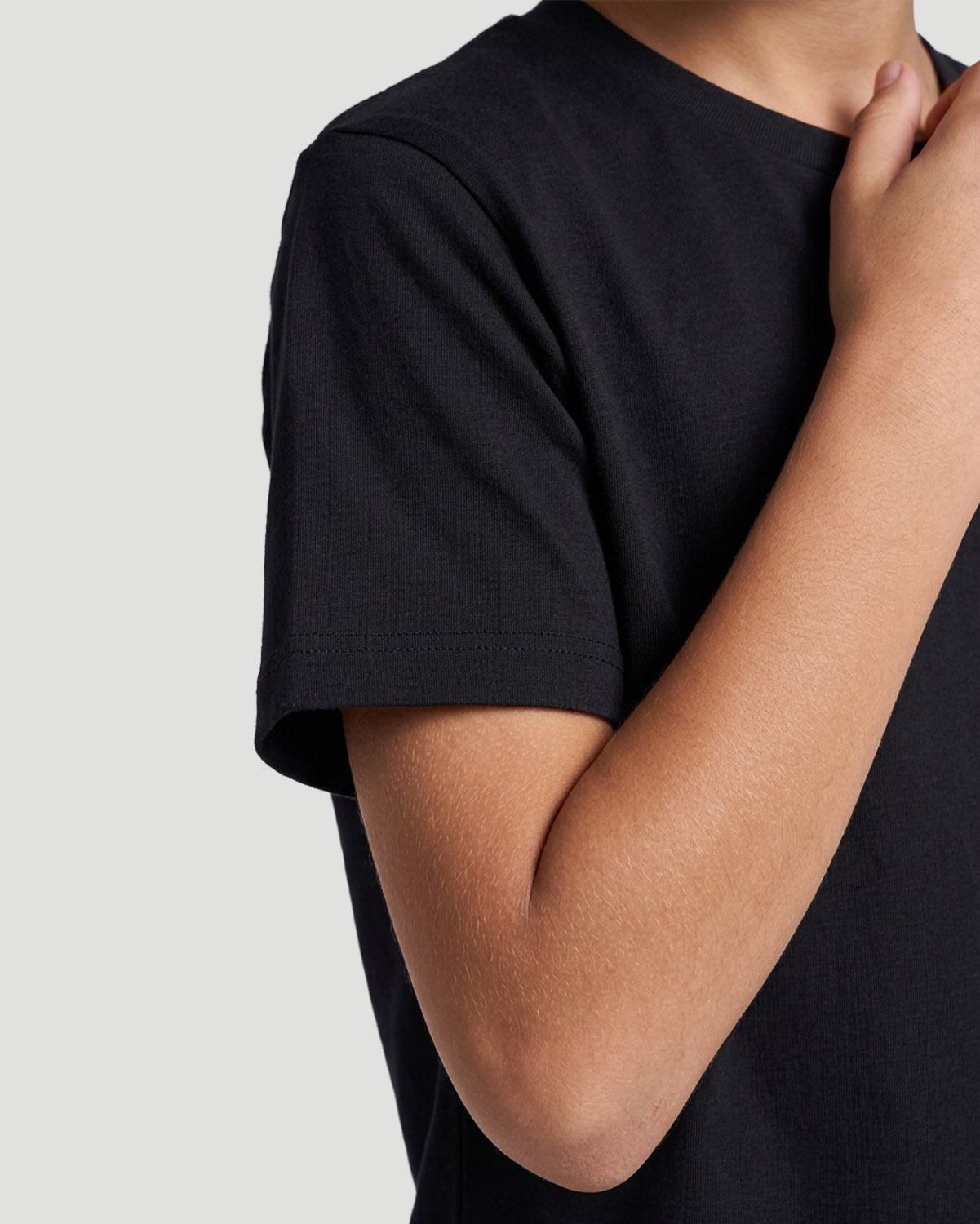 Boys Crew neck T-shirt - Jet Black image number 5