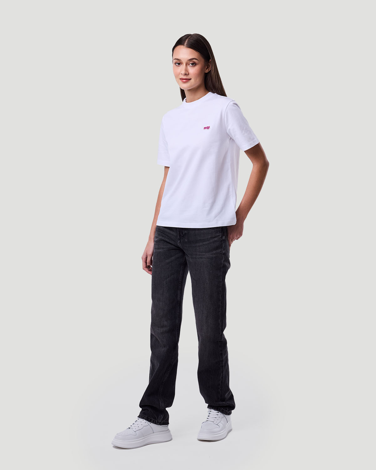 Women's Basic T-shirt - White image number 1
