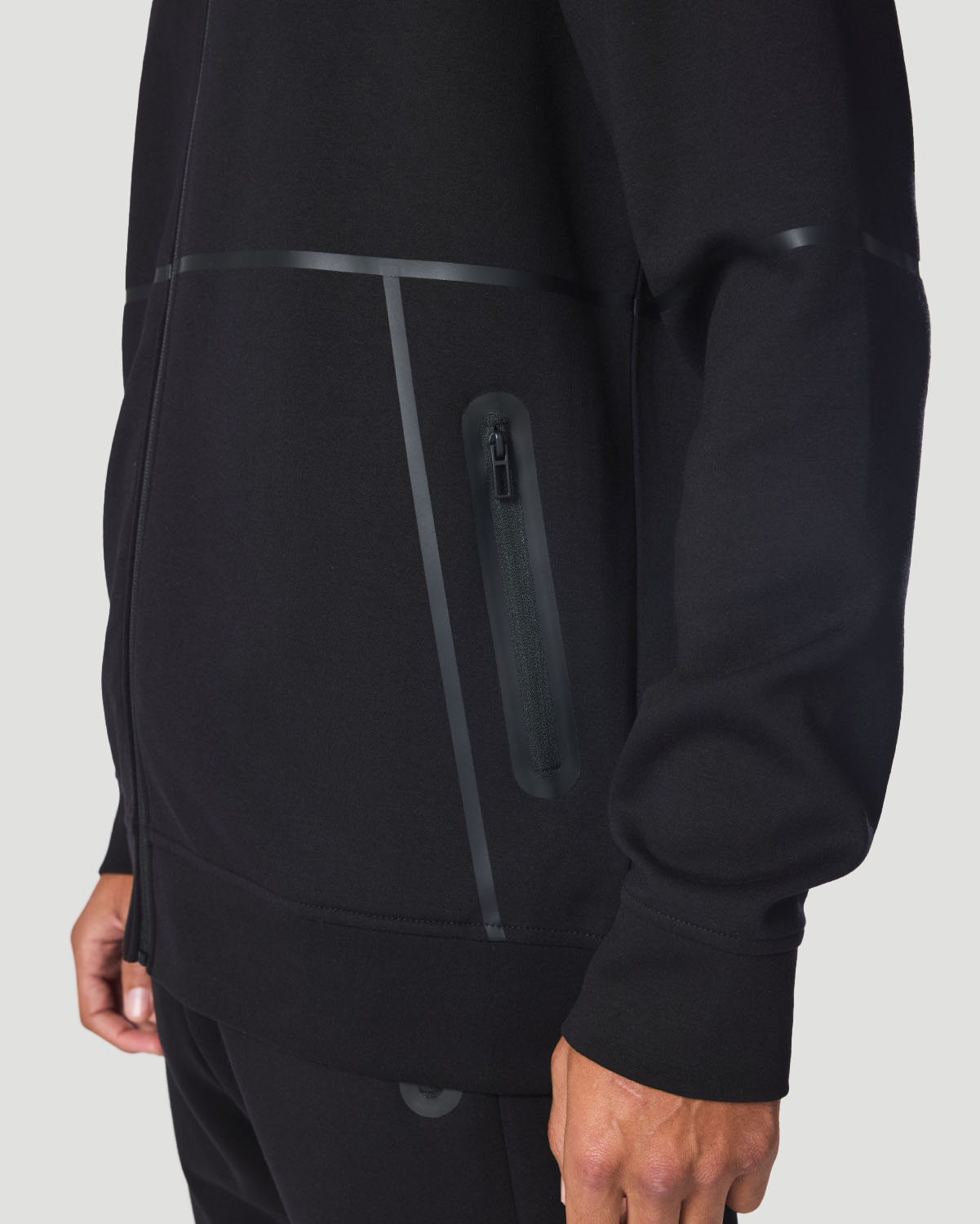 Men's Track Jacket - Jet Black image number 2