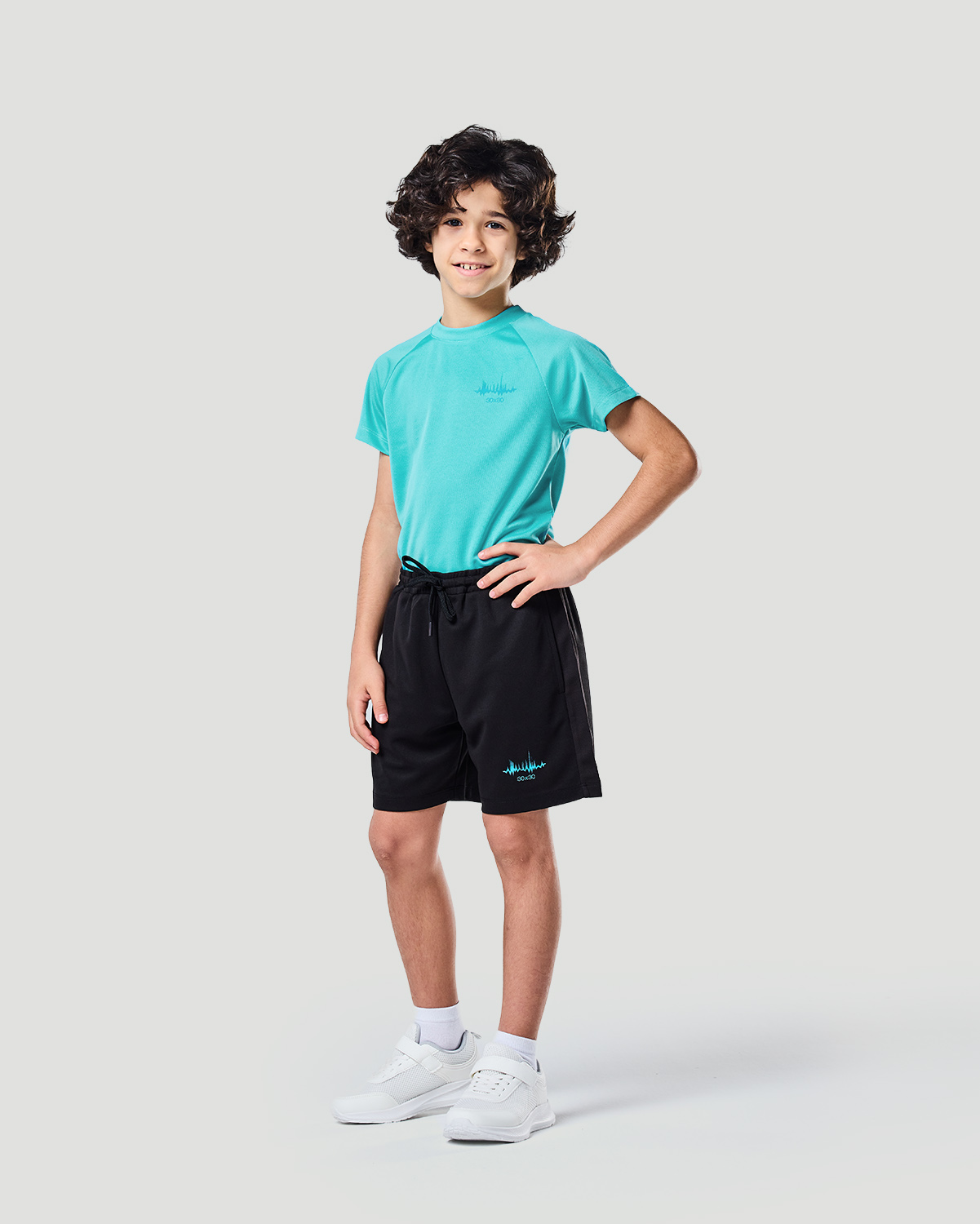 Boys Active Shorts - Jet Black image number 5