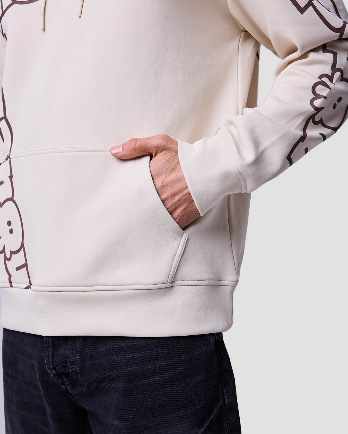 Men's Printed Hoodie - Short Bread image number 4