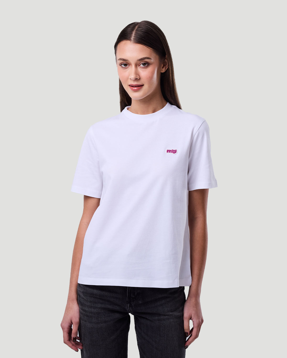 Women's Basic T-shirt - White image number 2