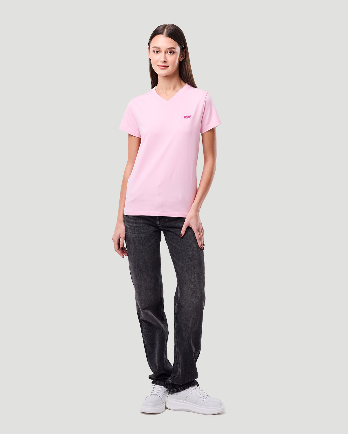 Women's V-Neck T-shirt - Sweet Lilac image number 0