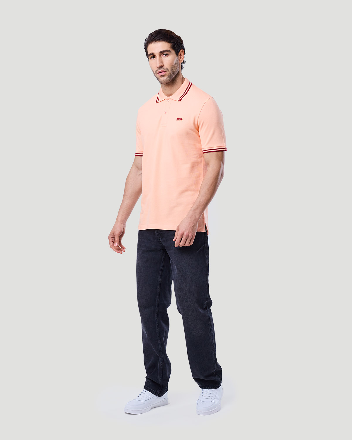 Men's Tipping Polo - Papaya Punch image number 0