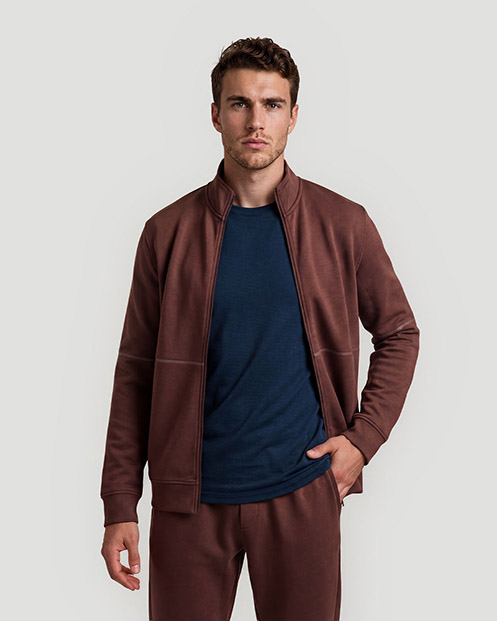 Men's Track Jacket - Shaved Chocolate