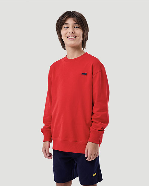 Boy's Sweatshirt - High Risk Red
