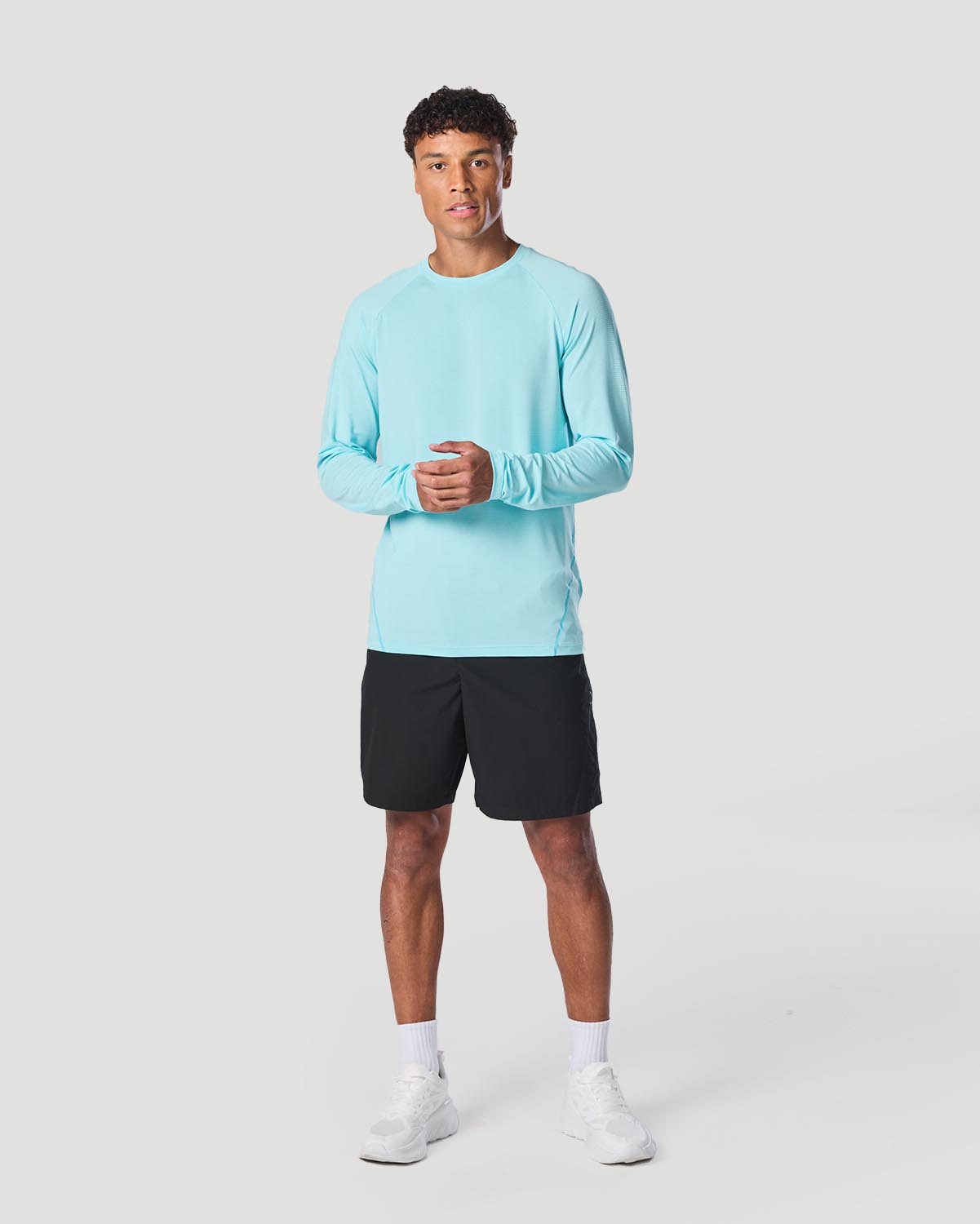 Men's Crew Neck Long Sleeve T-Shirt - Atomizer image number 4