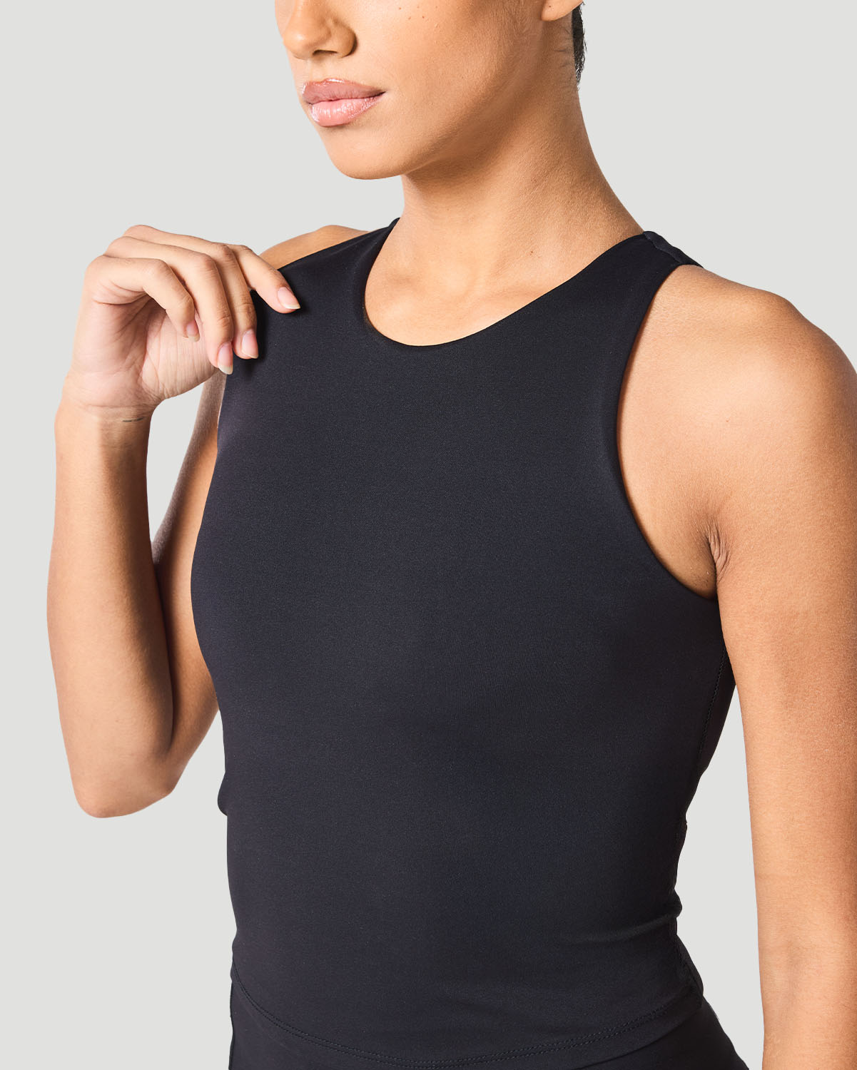 Women's Tank Top - Jet Black image number 3