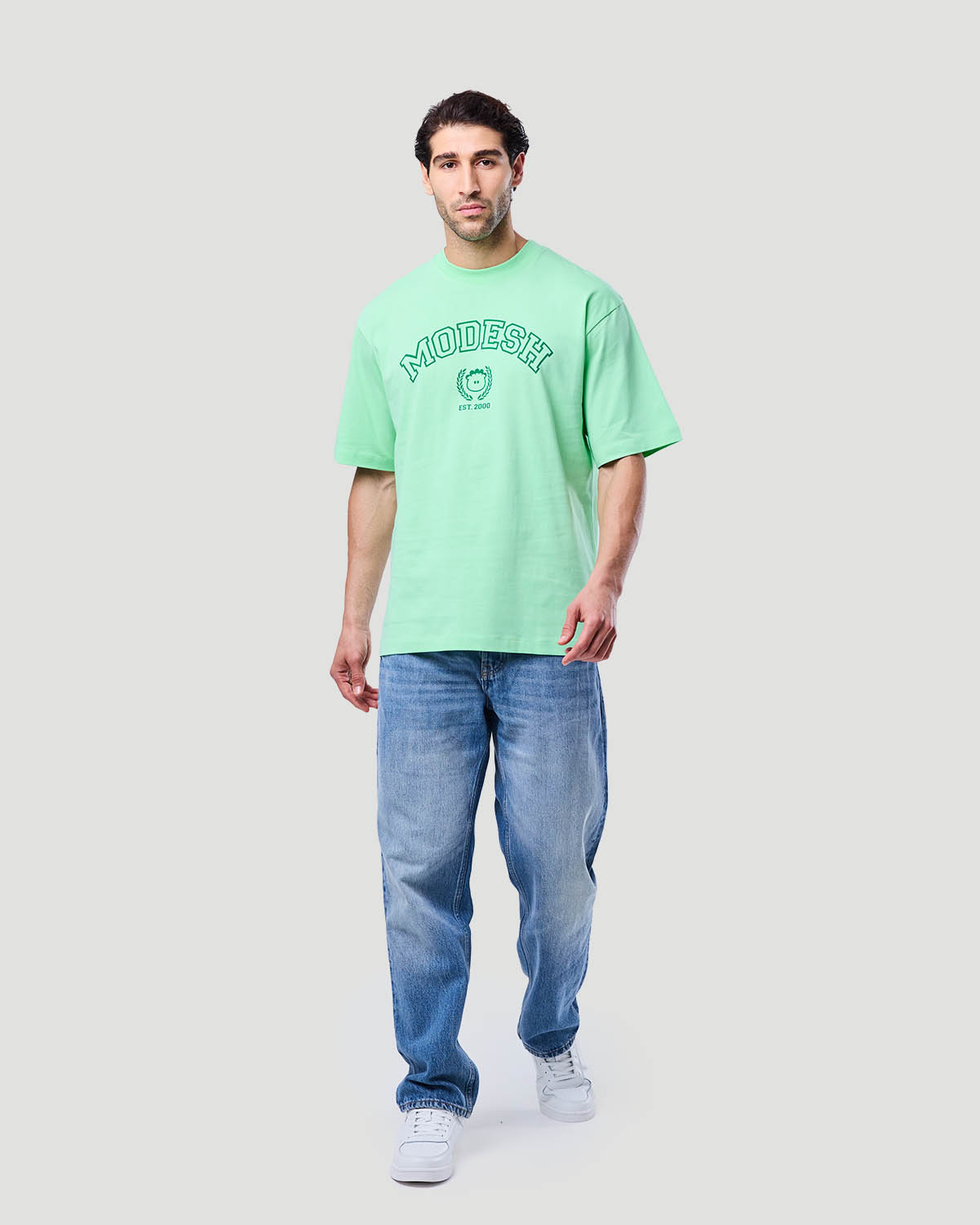Men's Graphic T-shirt - Green Ash image number 0