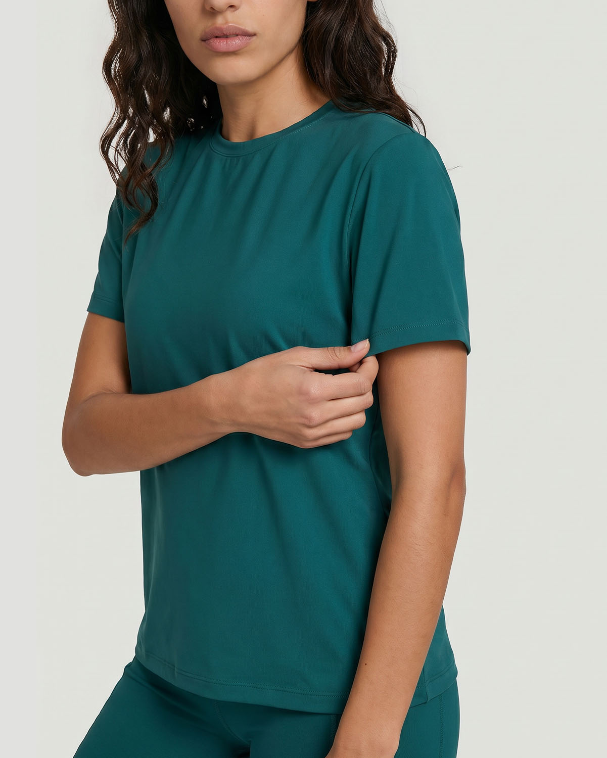Women's Crew Neck T-Shirt - Shaded Spruce image number 4