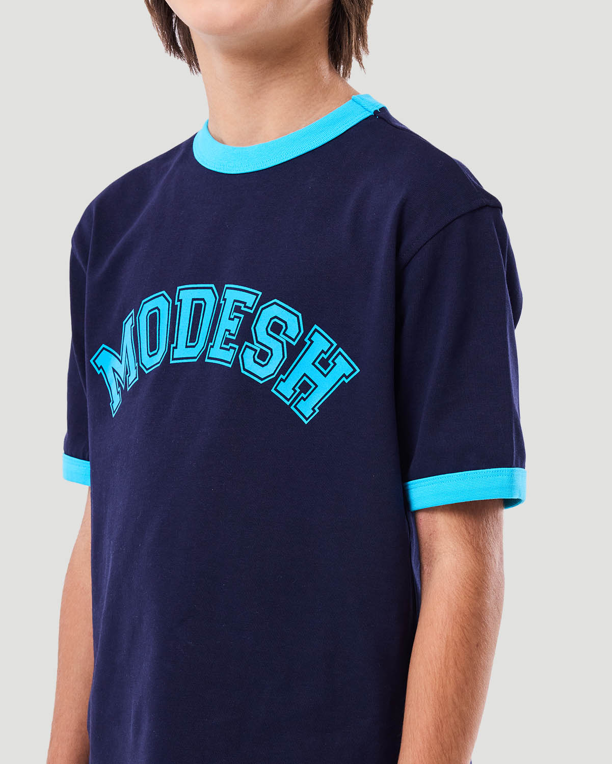 Boy's Ringer T-shirt - Navy image number 4