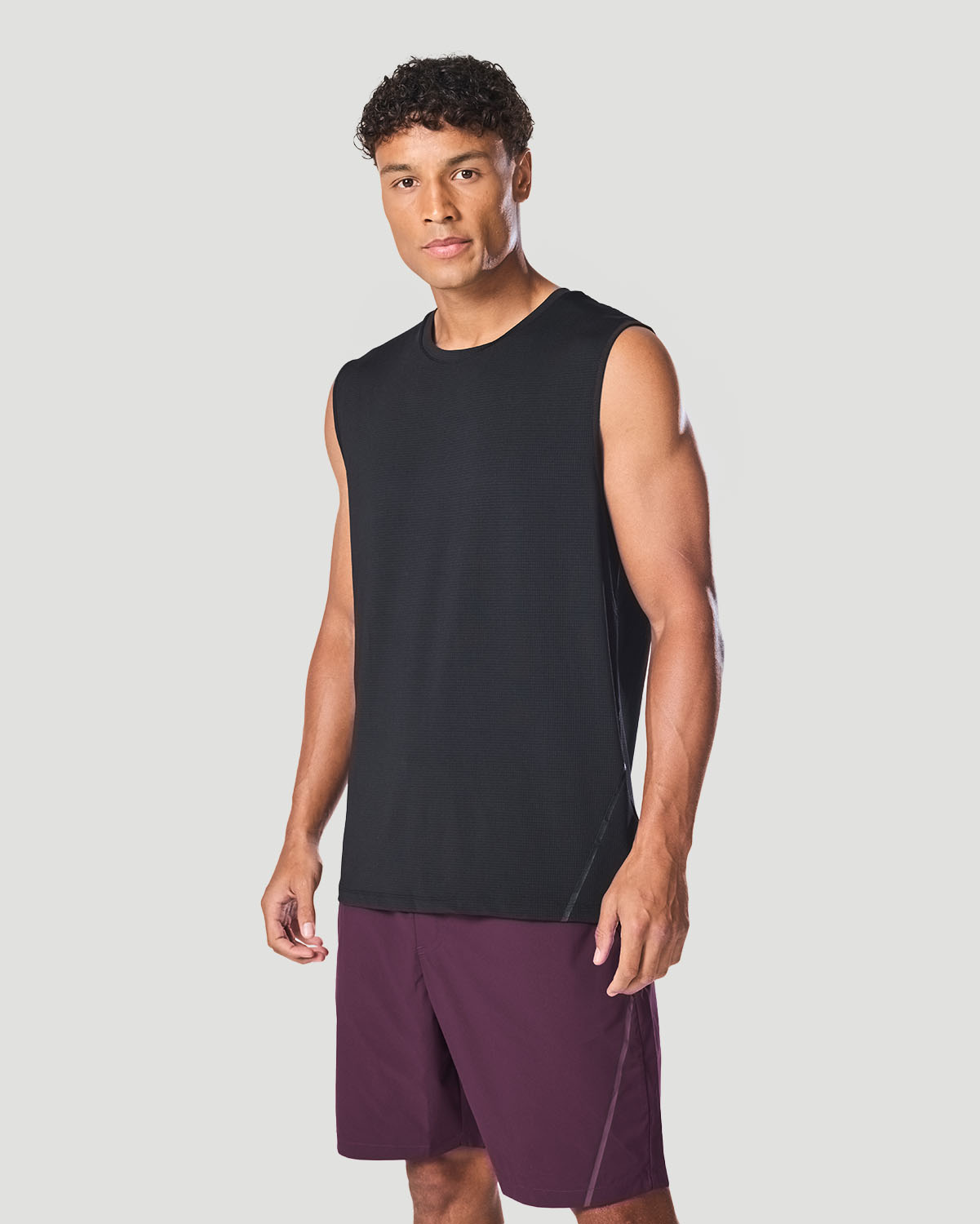 Men's Sleeveless T-Shirt - Jet Black image number 0