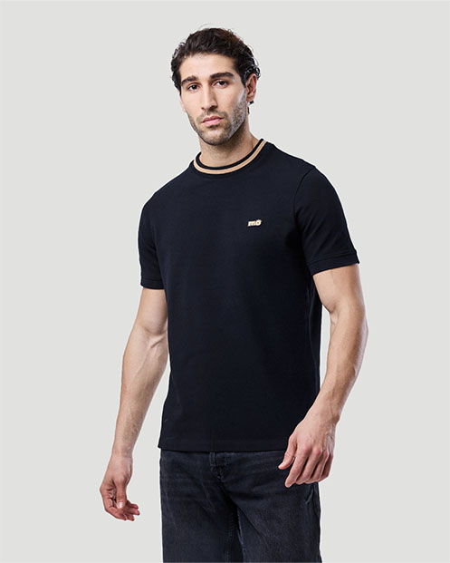 Men's Ringer T-shirt - Jet Black
