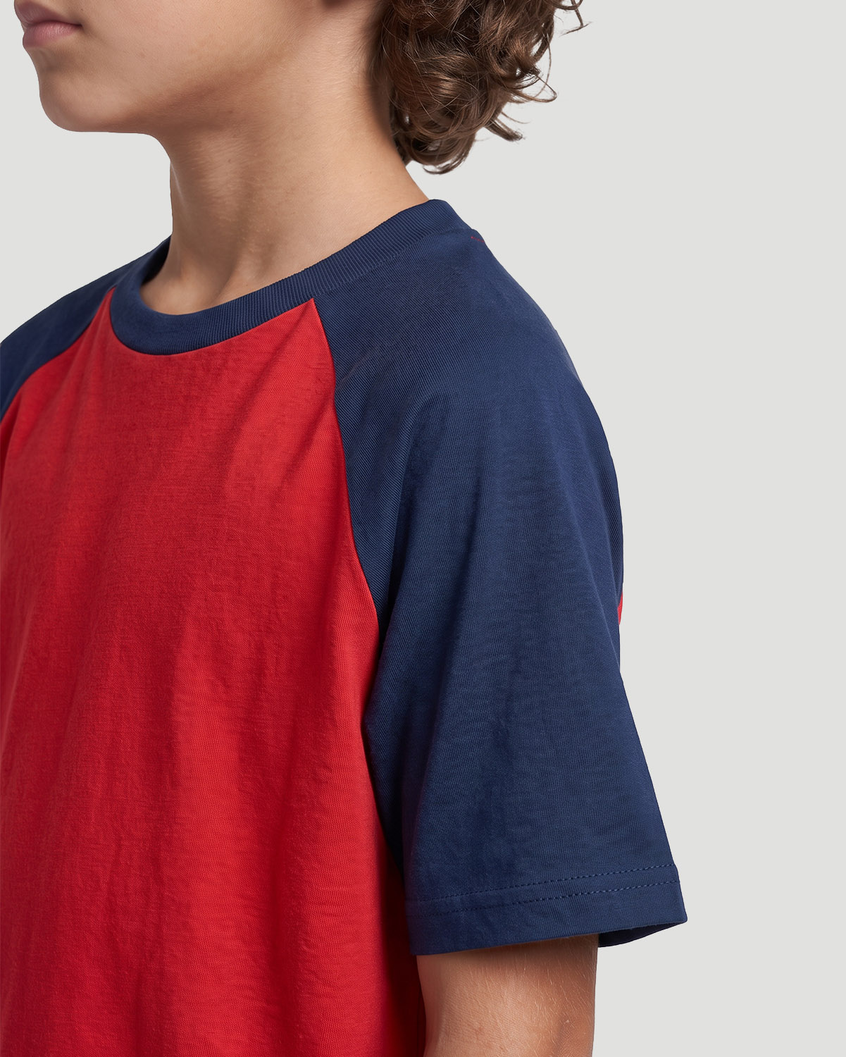 Boys Raglan T-shirt - Savvy Red image number 4