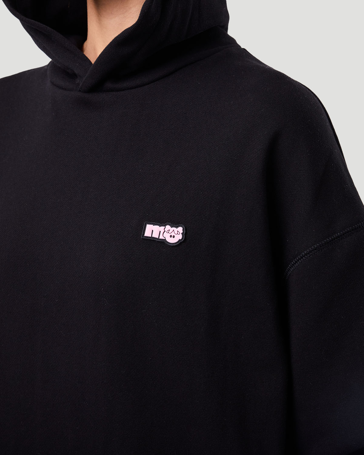 Women’s Hoodie Dress - Jet Black image number 4