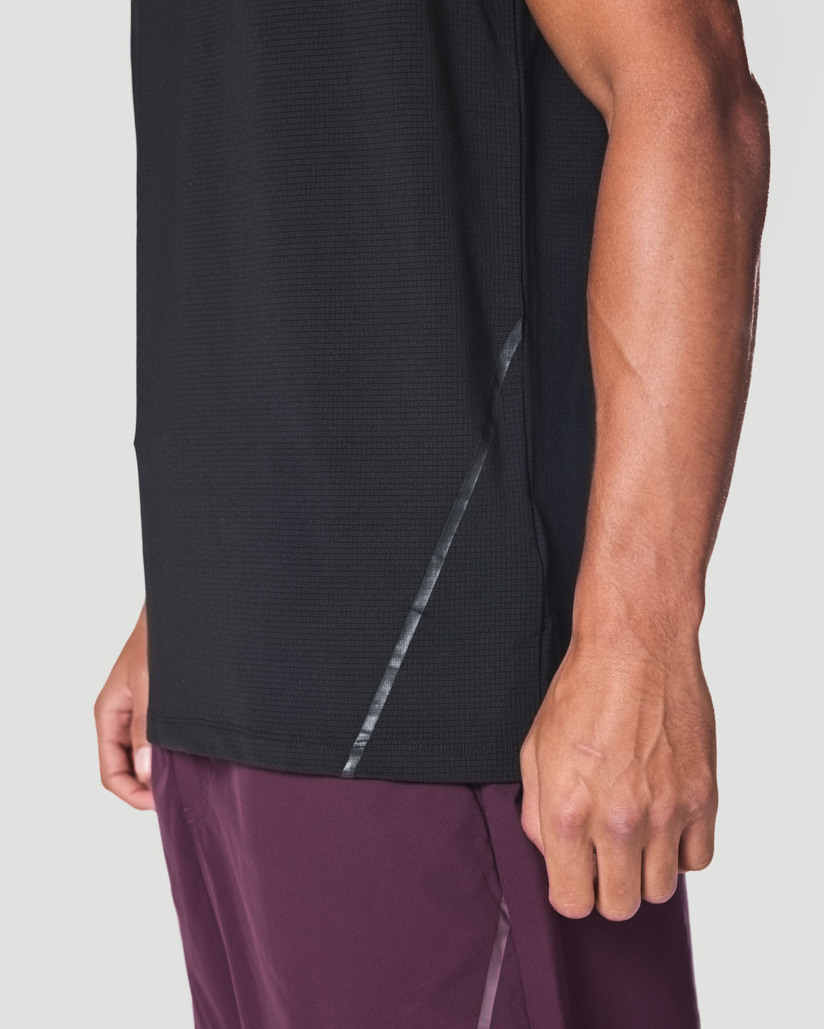 Men's Sleeveless T-Shirt - Jet Black image number 2