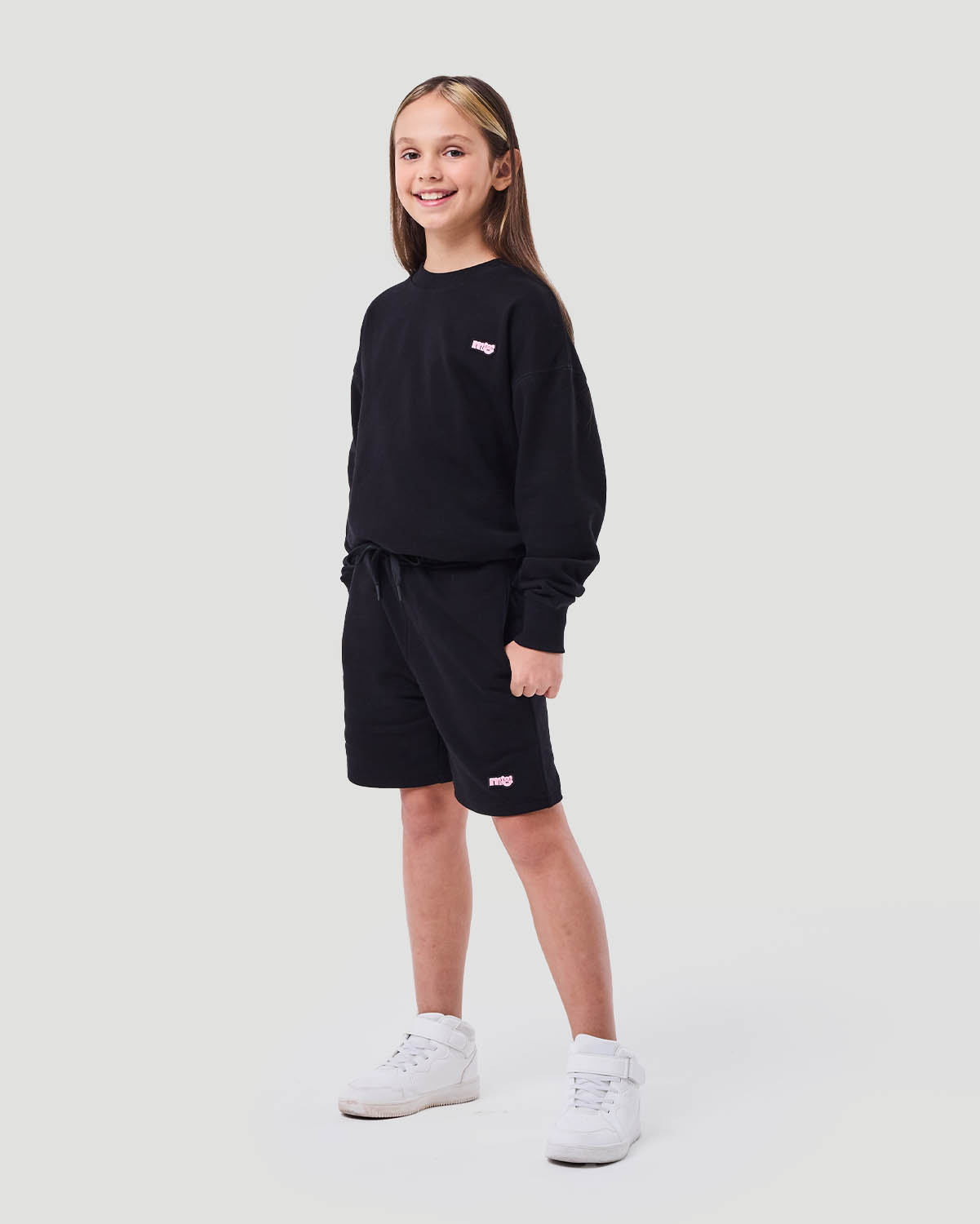Girl's Shorts - Jet Black image number 5