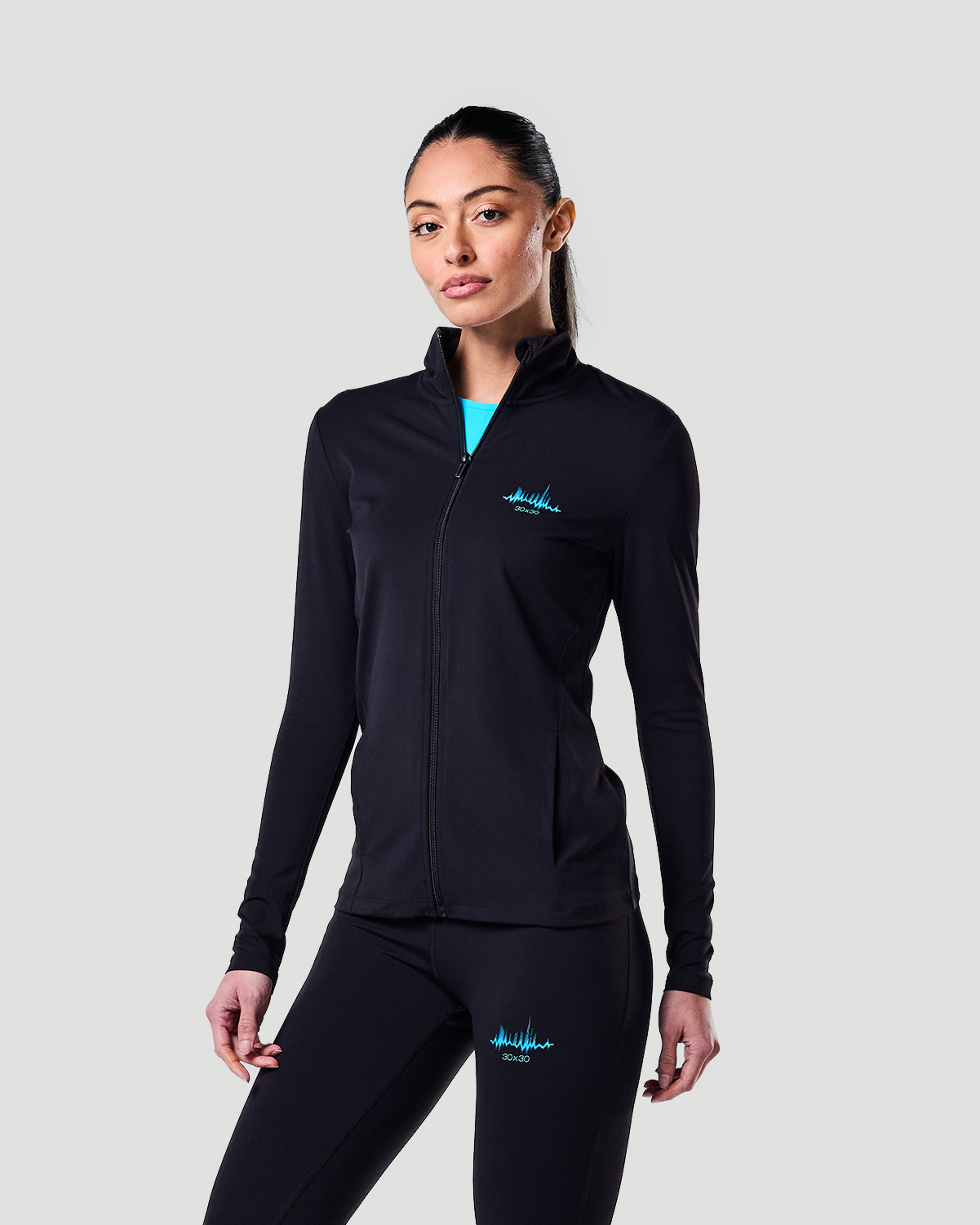 Women’s Track Jacket - Jet Black image number 1