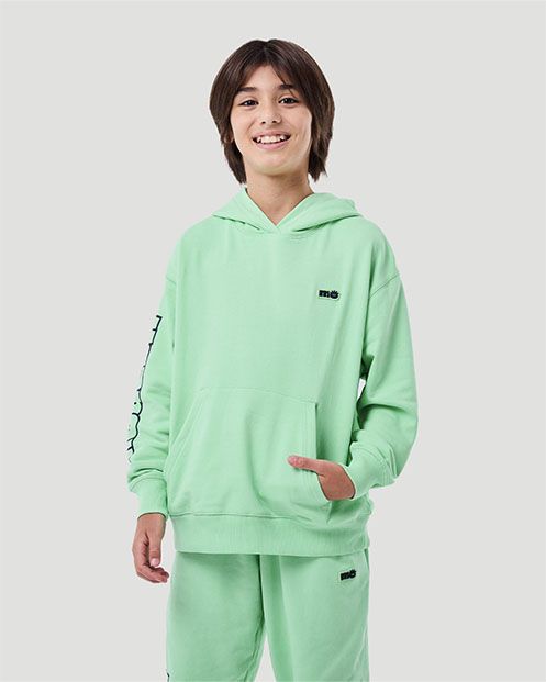 Boy's Hoodie - Green Ash