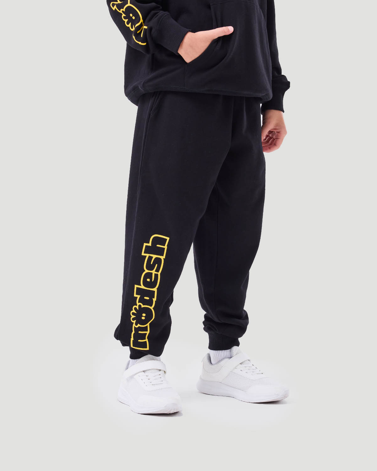 Boy's Jogger Pants - Jet Black image number 4