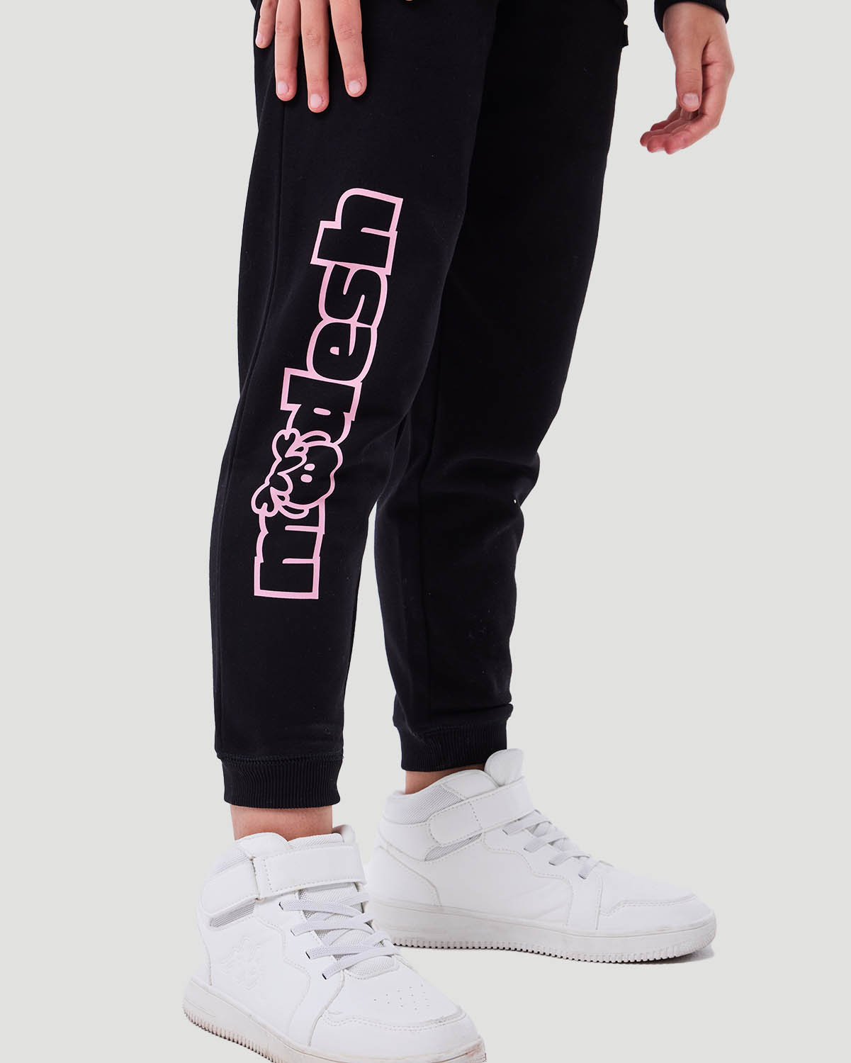 Girl's Jogger Pants - Jet Black image number 4