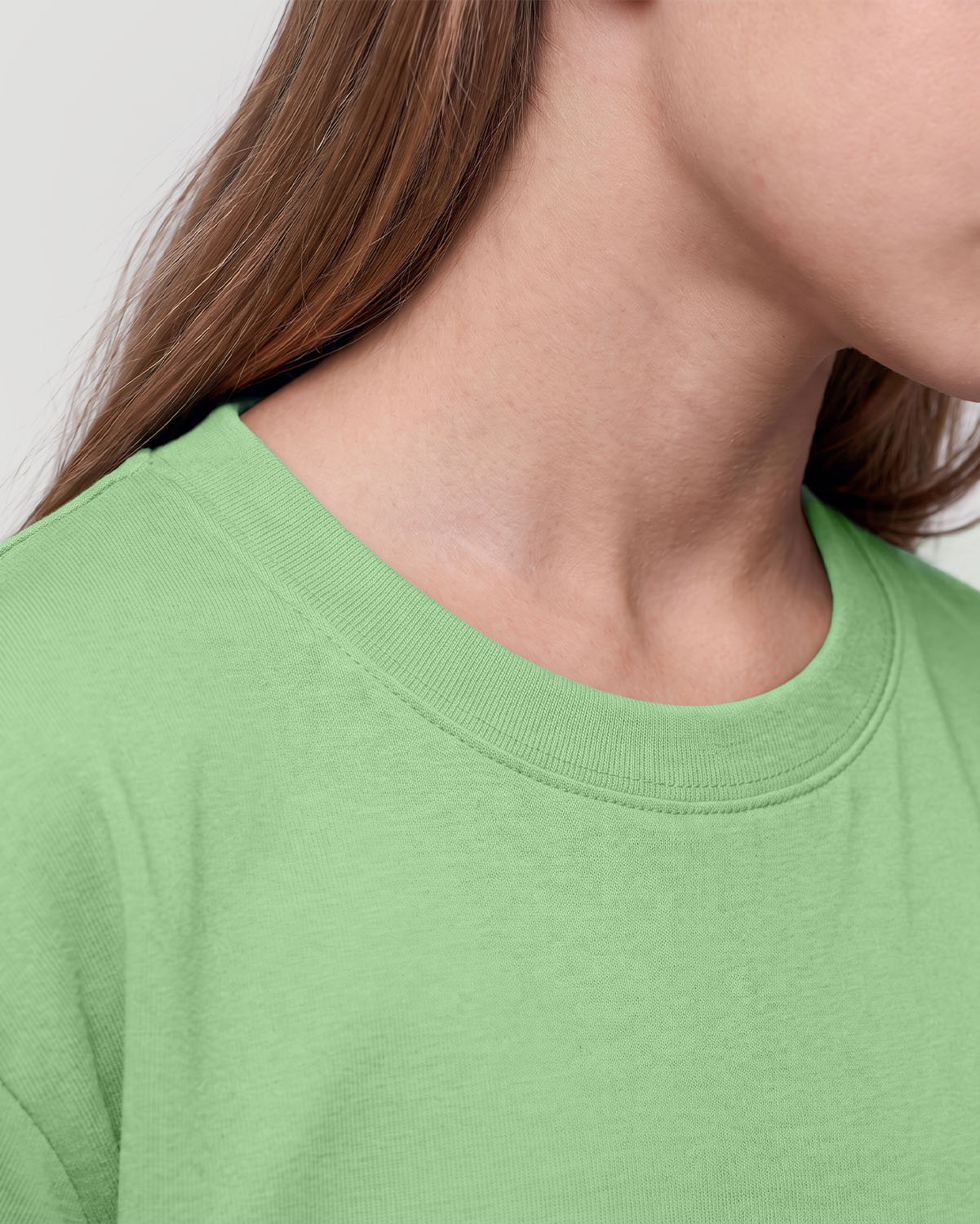 Girls Crew neck T-shirt - Quiet Green image number 5