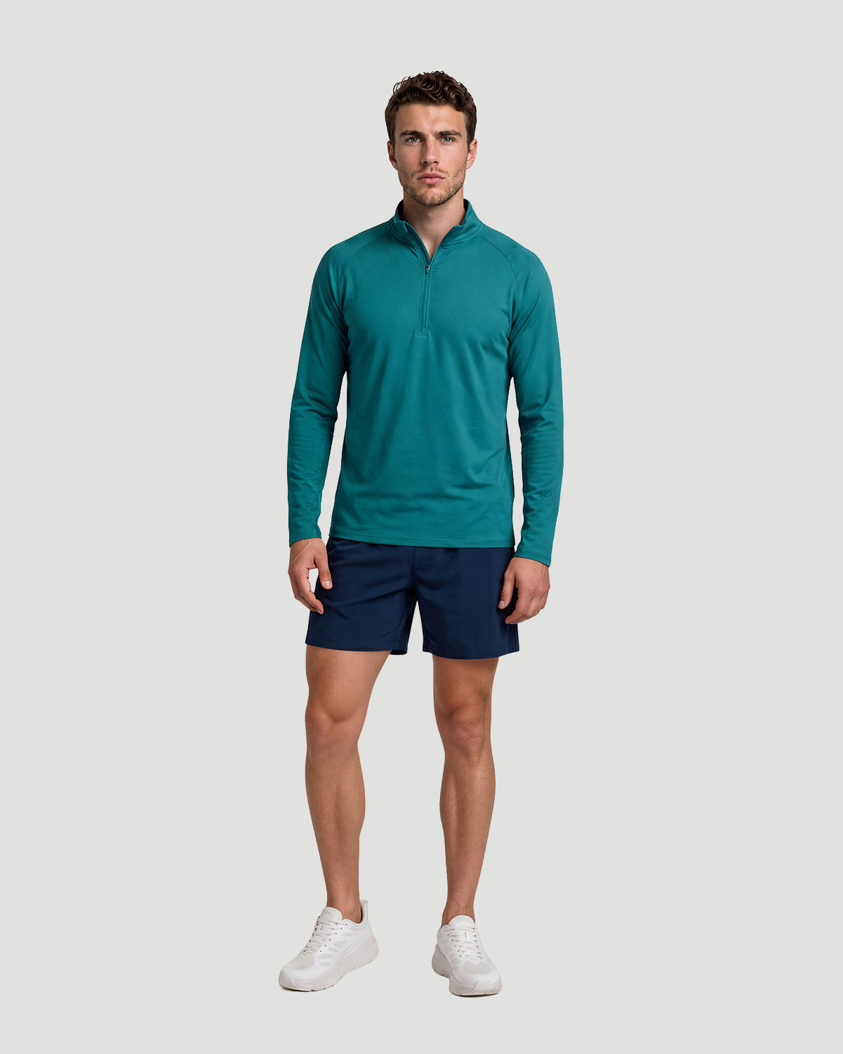 Men's Regular Shorts - Navy image number 4