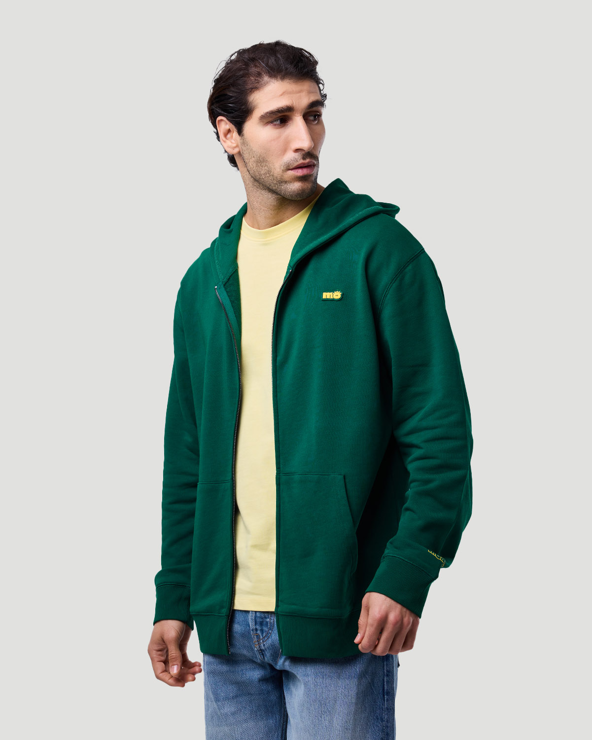 Men's Zip Hoodie - Evergreen image number 2