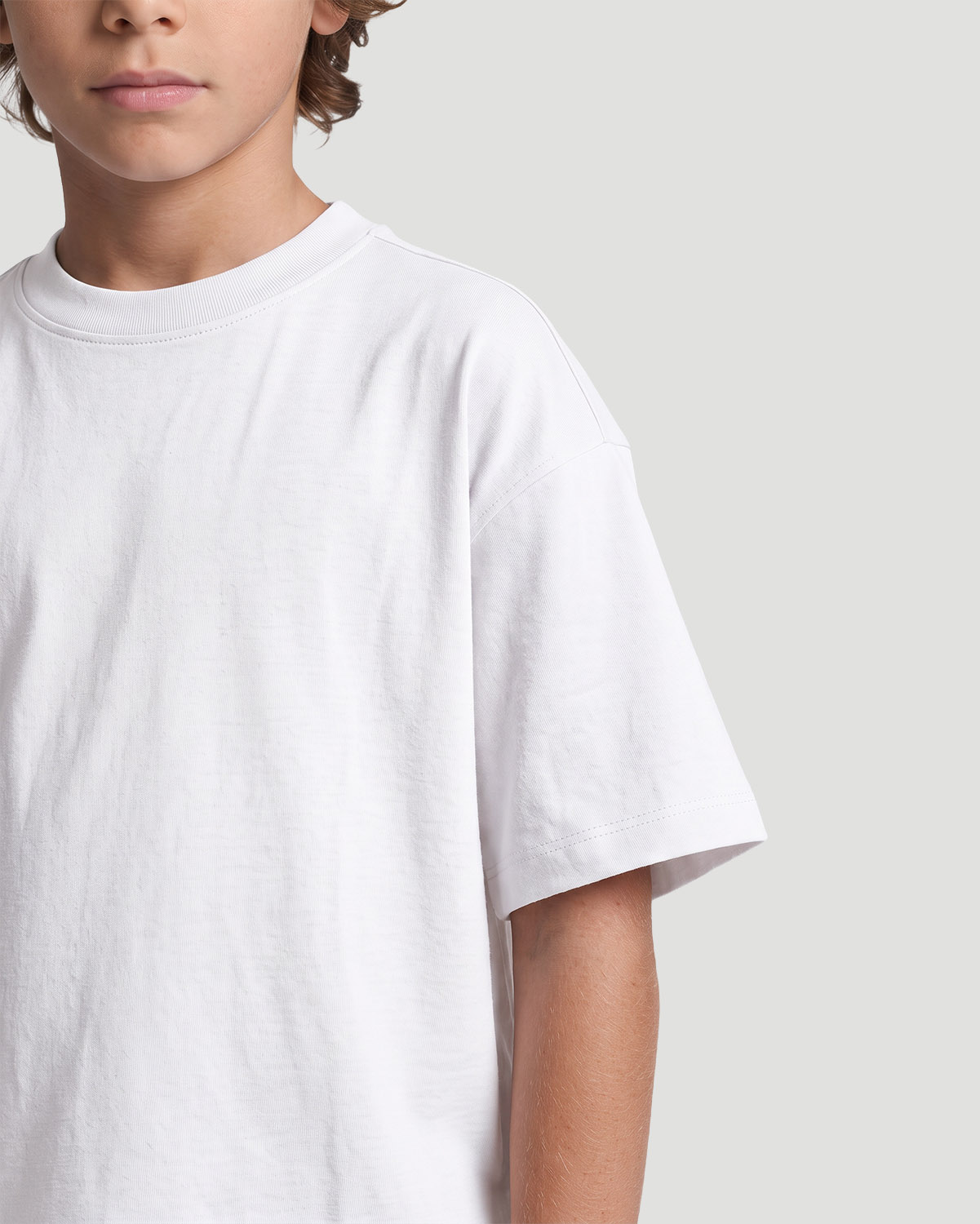 Boys Crew neck T-shirt - White image number 5