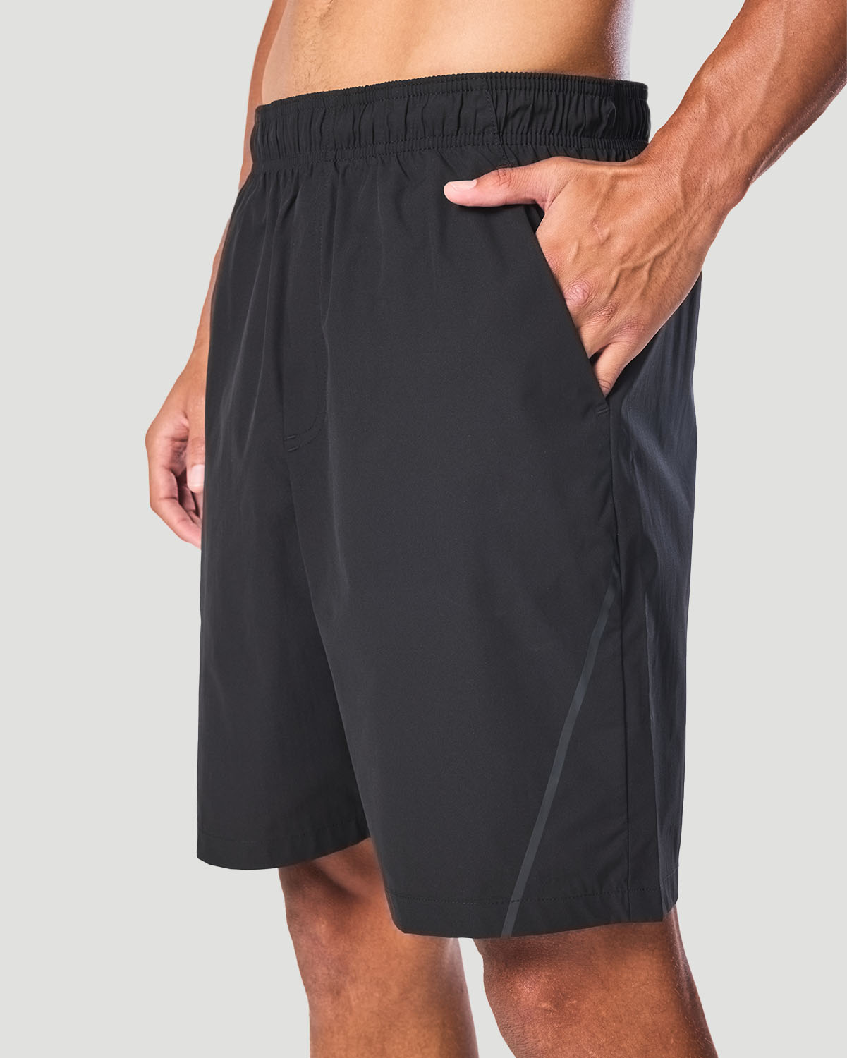 Men's Regular Shorts - Jet Black image number 2