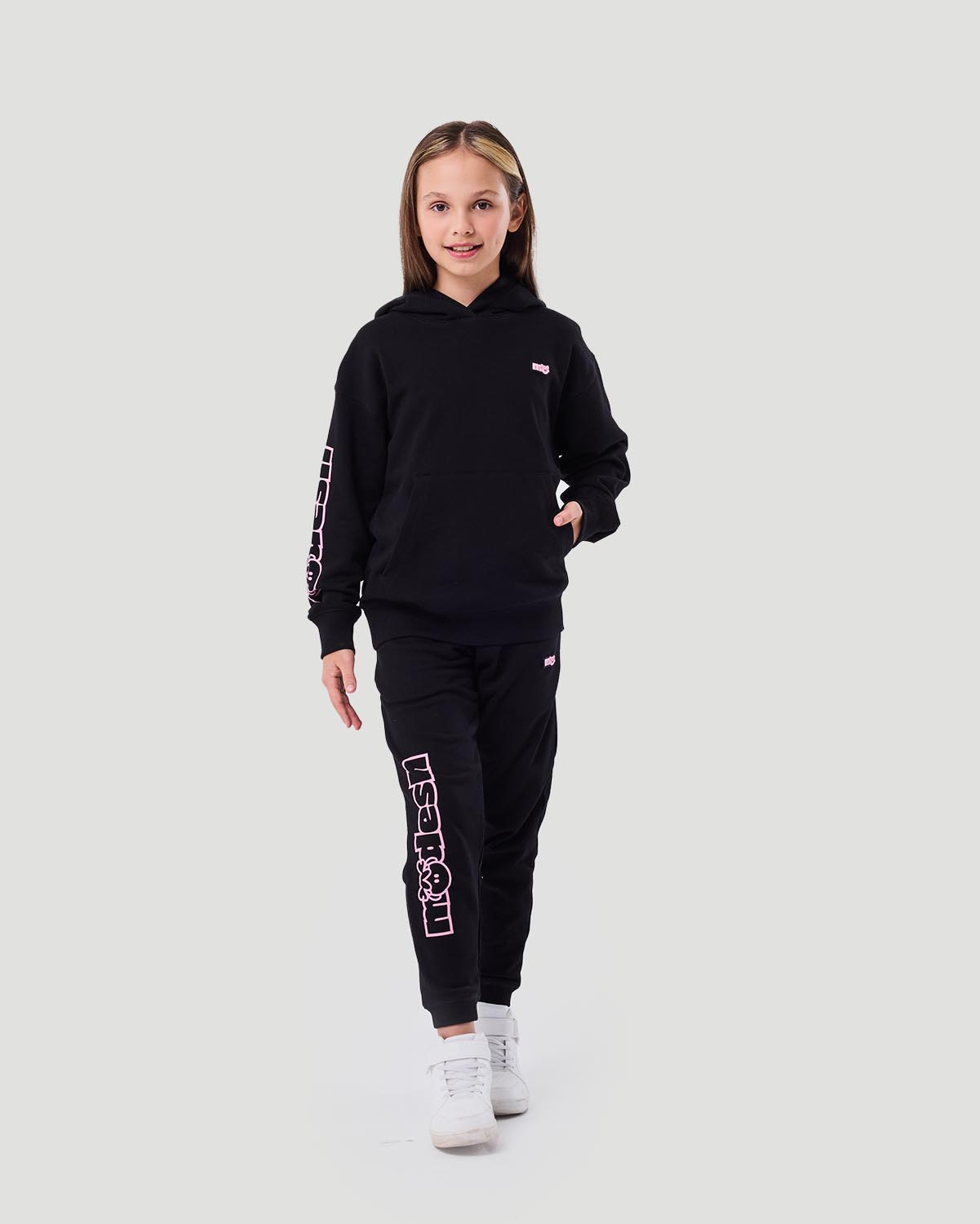 Girl's Jogger Pants - Jet Black image number 1