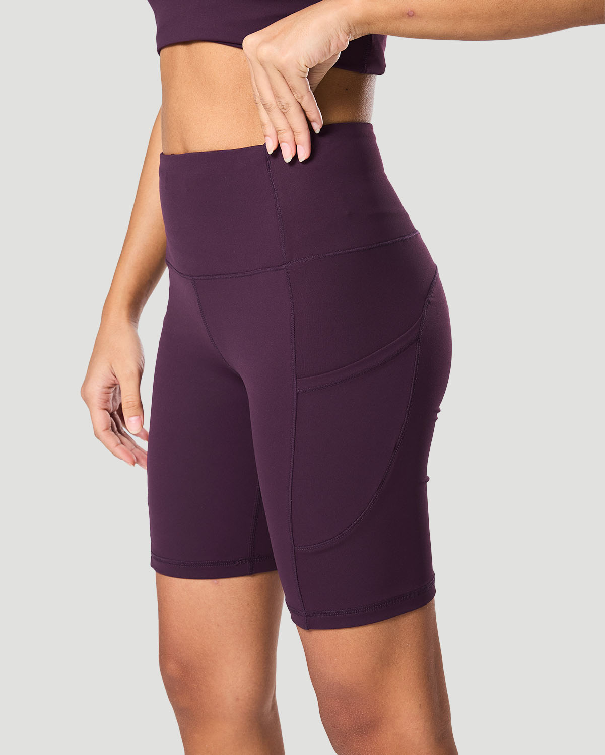 Women's Cycle Shorts - Italian Plum image number 3