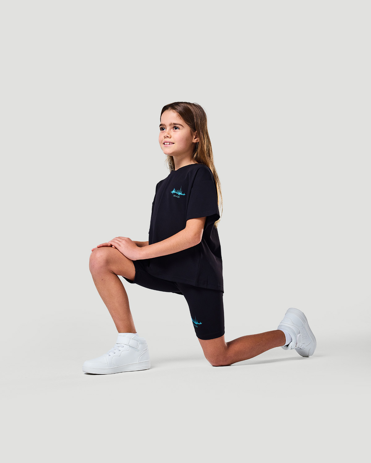 Girls Boxy T-shirt - Jet Black image number 4