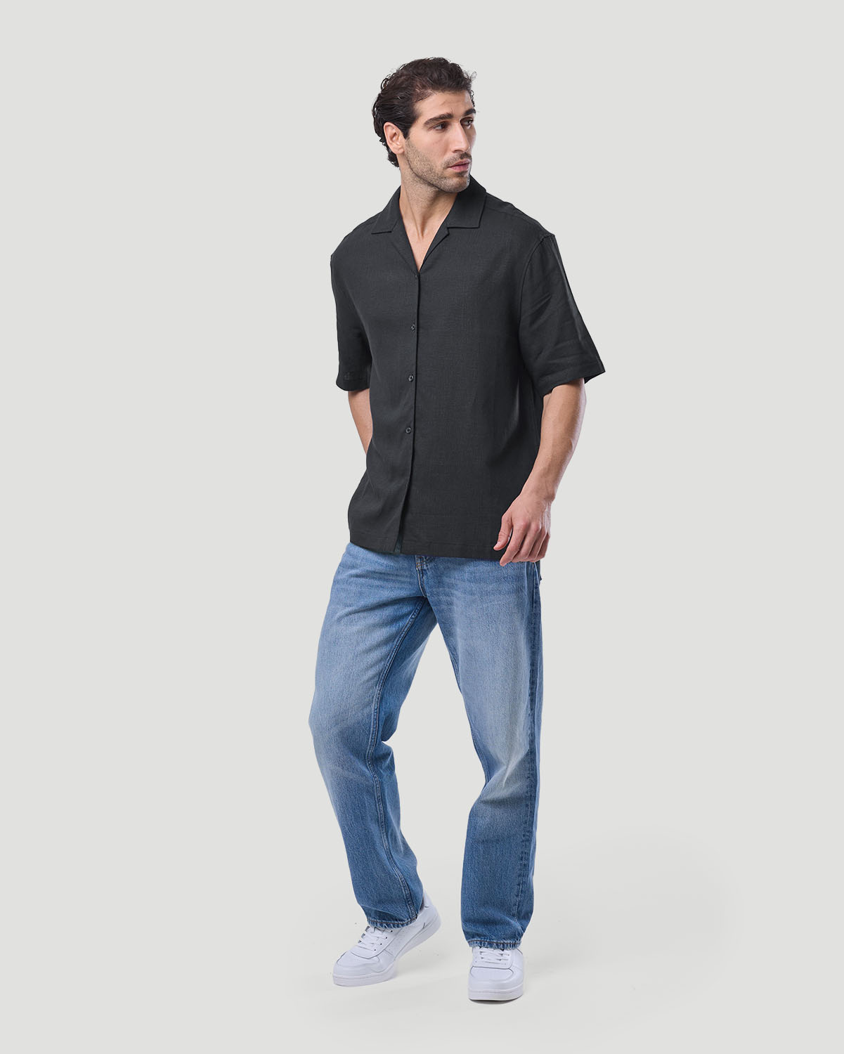 Men's Resort Shirt - Jet Black image number 1