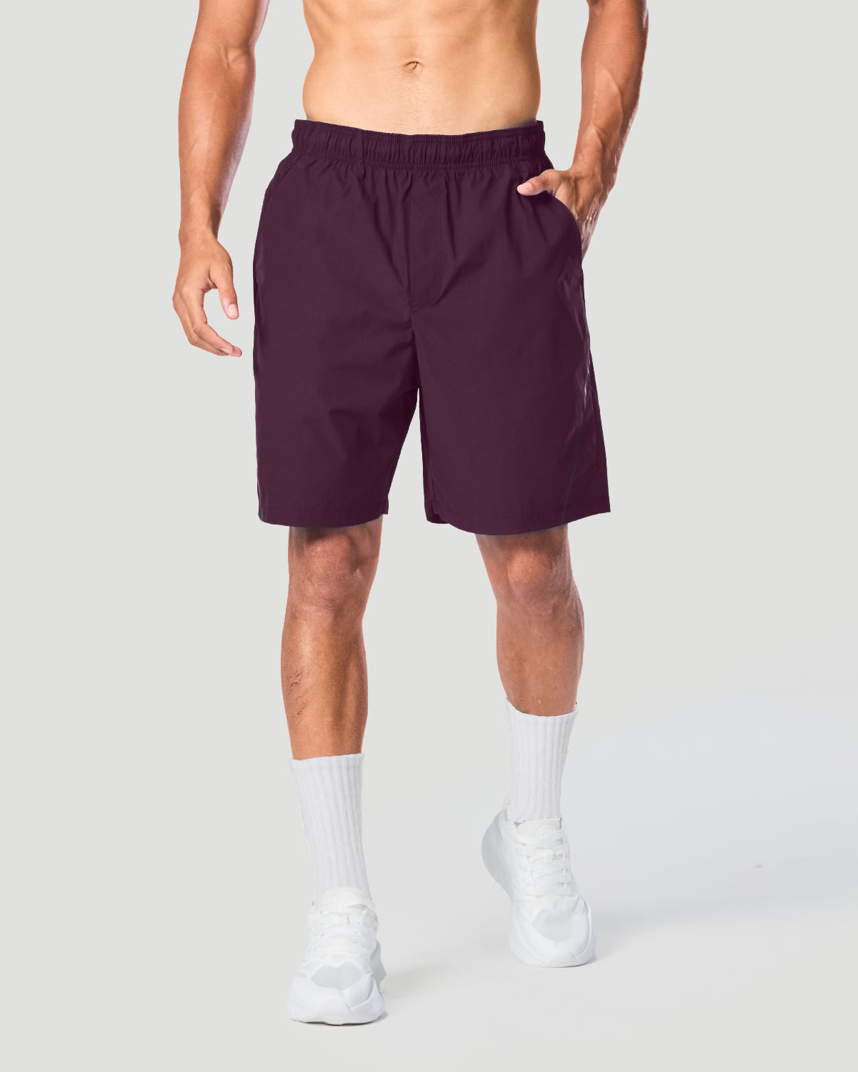 Men's Regular Shorts - Italian Plum image number 1