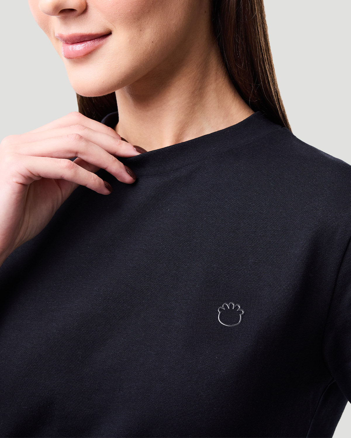 Women's Essential T-shirt - Jet Black image number 5