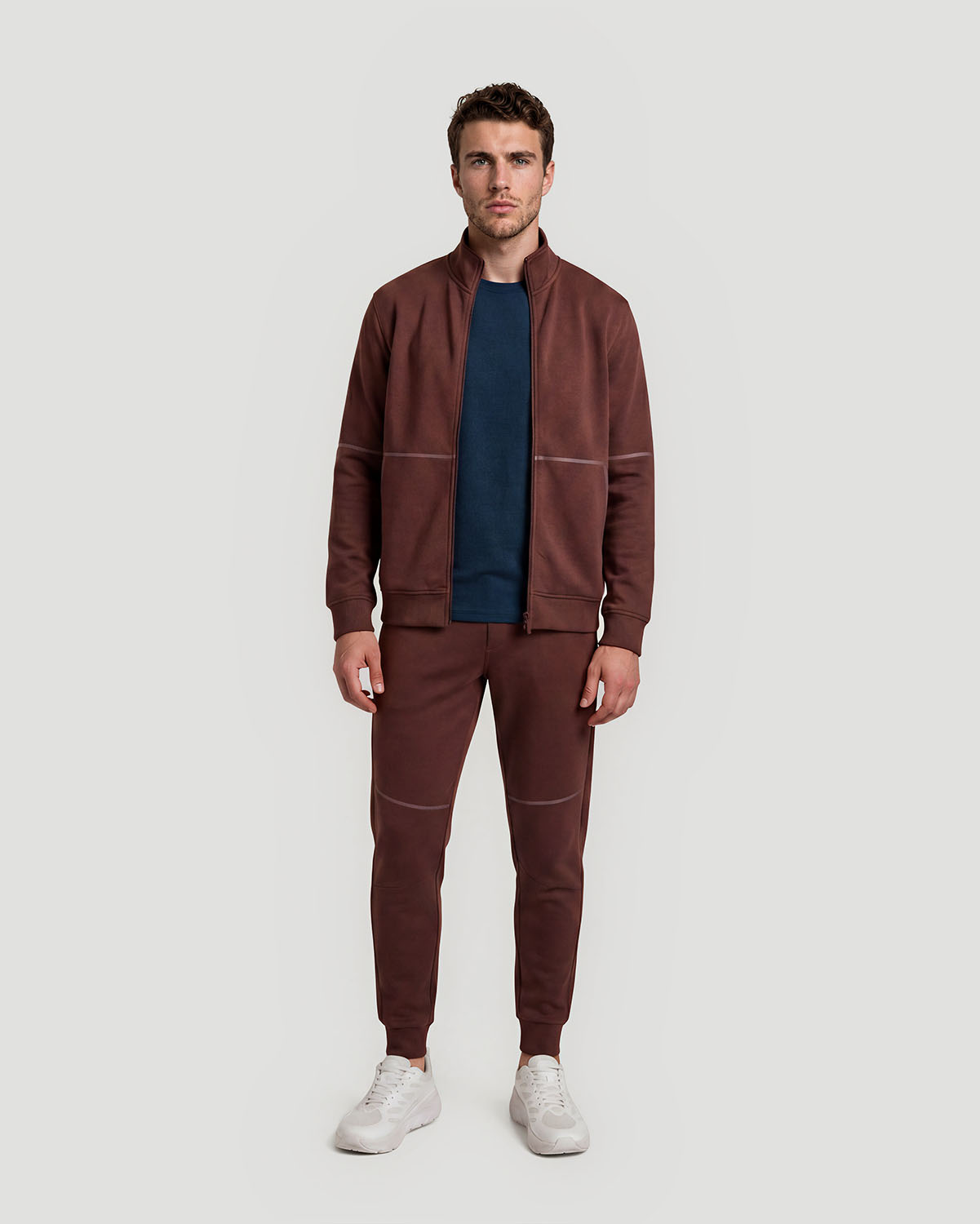 Men's Track Jacket - Shaved Chocolate image number 3