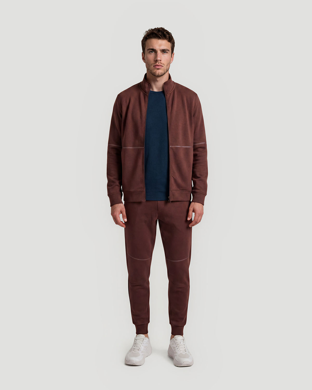 Men's Track Jacket - Shaved Chocolate image number 2