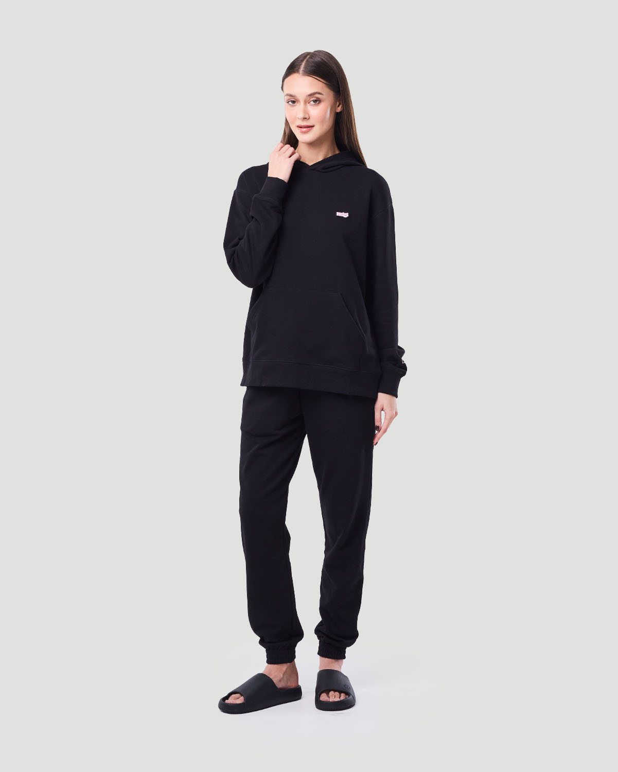 Women’s Hoodie - Jet Black image number 1