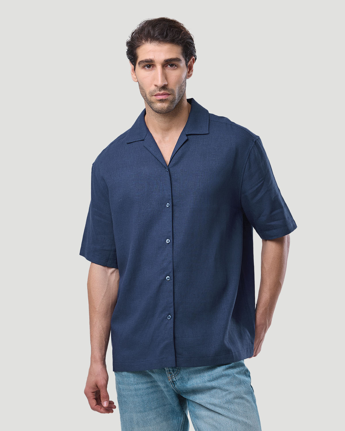 Men's Resort Shirt - Navy image number 2