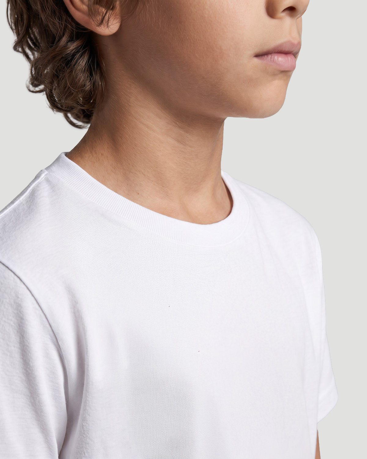 Boys Crew neck T-shirt - White image number 4