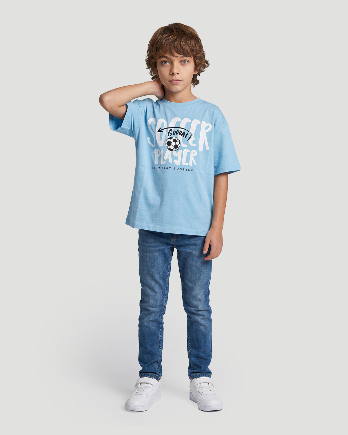 Boys Graphic T-Shirt - Soccer - Angel Falls image number 3