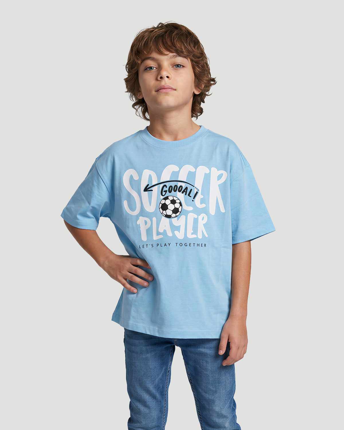 Boys Graphic T-Shirt - Soccer - Angel Falls image number 1